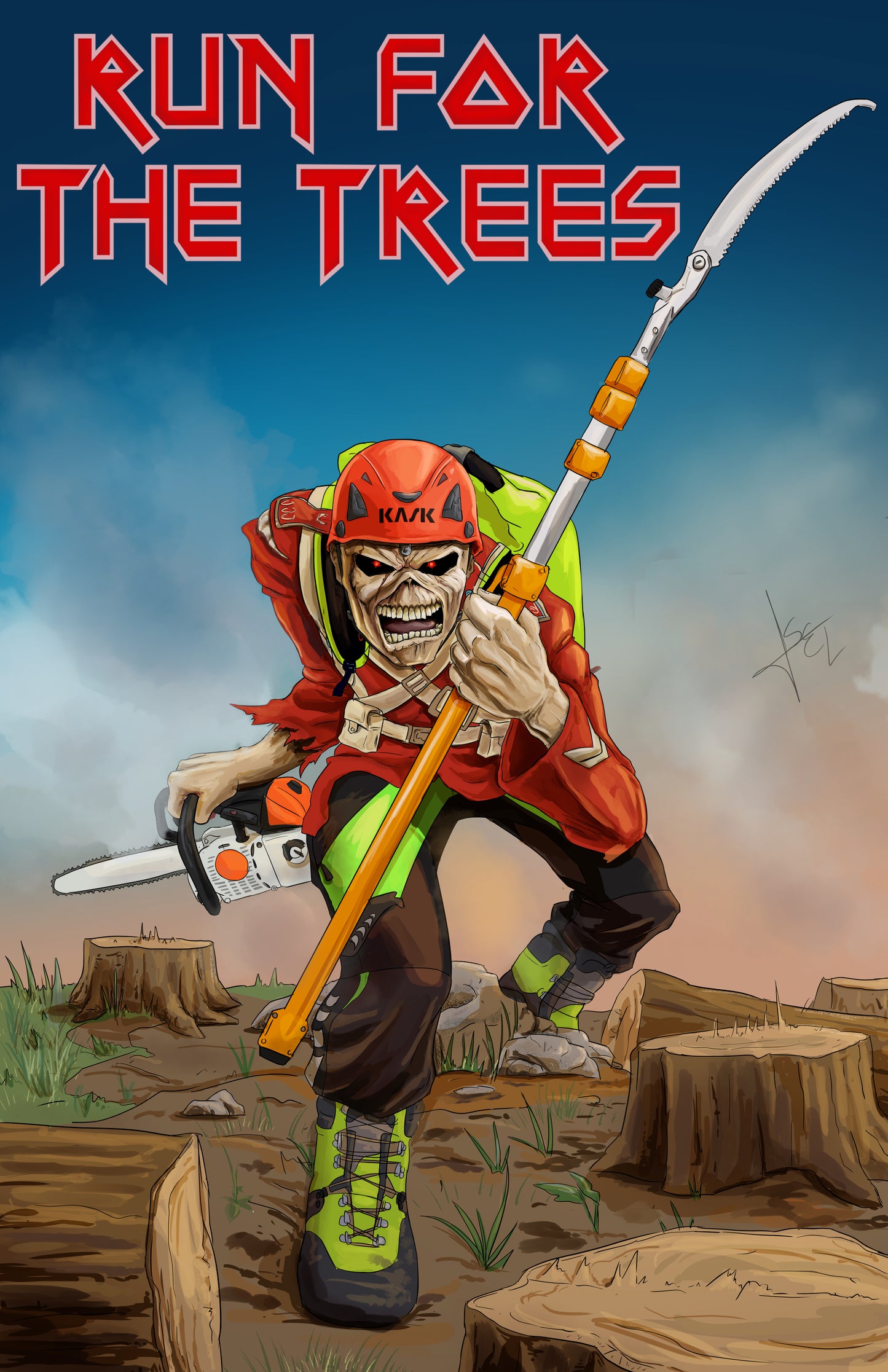 Arbfiction x iron maiden